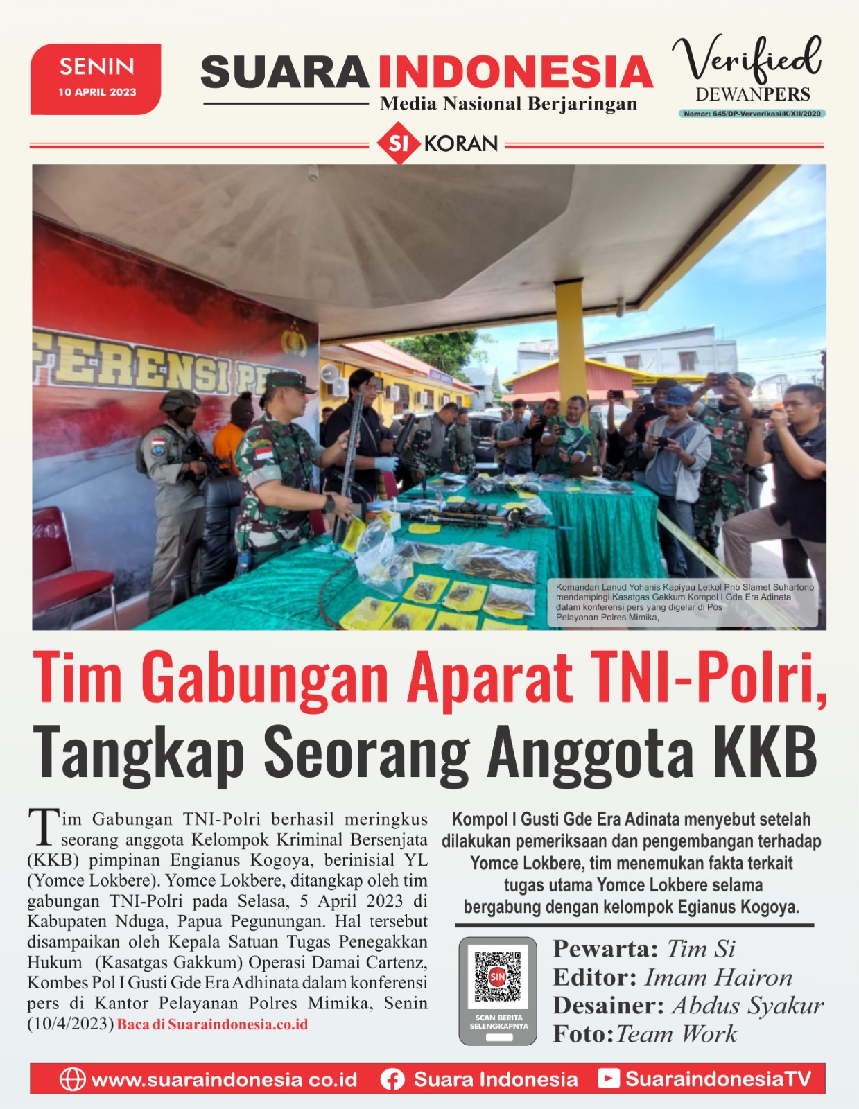 EDISI, SENIN 10 APRIL 2023