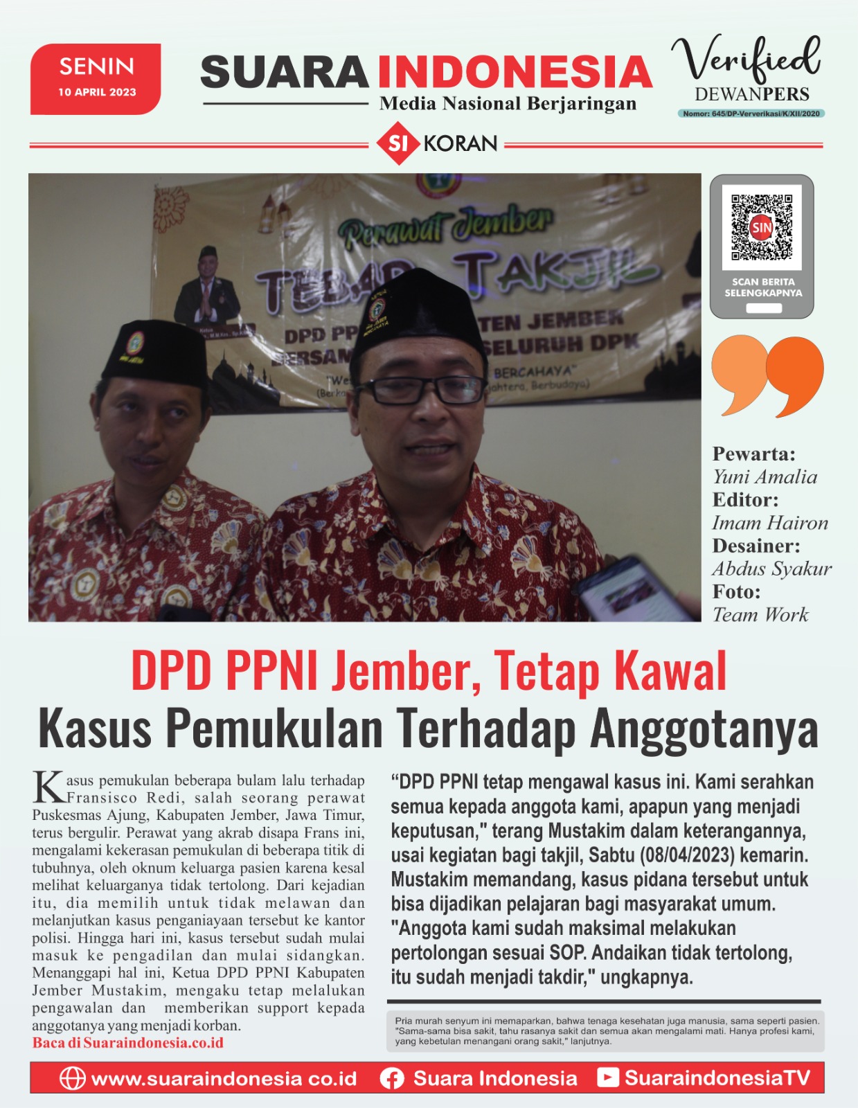 EDISI, SENIN 10 APRIL 2023