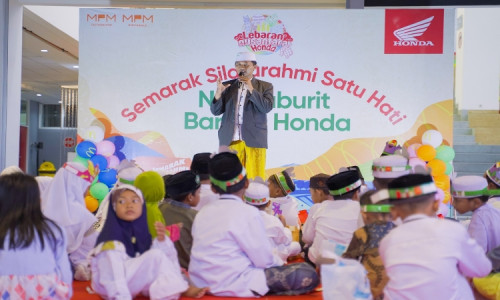 Cara Seru MPM Honda Jatim Kolaborasi MPM Insurance Berbagi dengan Anak Yatim di Momen Ramadan