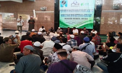 BPJS Ketenagakerjaan Sidoarjo Aktif Sosialisasi Program ke Pengurus Masjid
