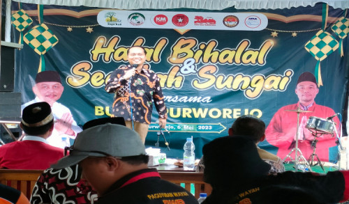 dr Bima Arrynugrah Resmi Nahkodai Komunitas Pecinta Sungai Purworejo dalam Acara Halal Bihalal Jogokali Nusantara