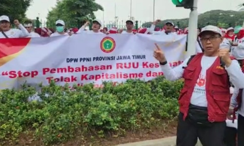 DPW PPNI Jatim, Kerahkan Ratusan Anggota ke Istana Negara Tolak RUU Kesehatan