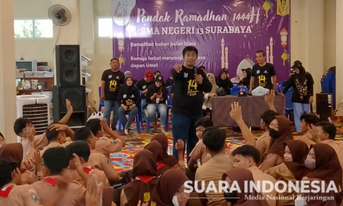 KPU Surabaya Terangkan Soal Kepemiluan ke Siswa SMAN 13 Lakarsantri