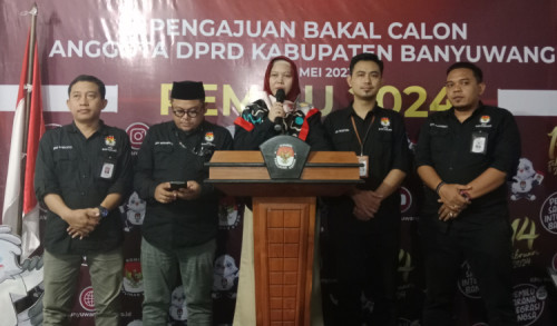 KPU Banyuwangi Tutup Pendaftaran Bacaleg, 1 Parpol Tak Ikut Pemilu 2024