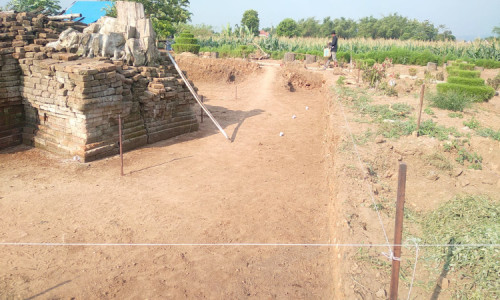 Ekskavasi Hari ke - 4 Situs Pande Gong Jombang, Arkeolog Temukan Lantai Dasar Candi