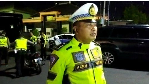 Razia Polres Mojokerto Kota Sita Puluhan Motor Knalpot Blong, 9 Remaja Mencurigakan Digiring