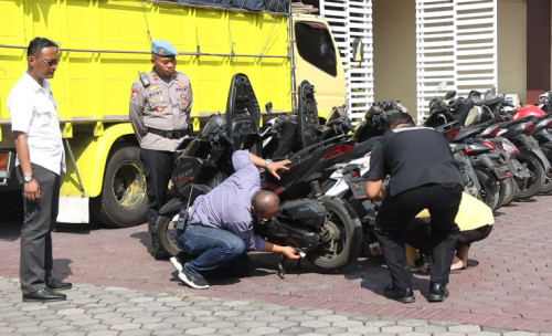 Polres Probolinggo Kota Gagalkan Pengiriman Belasan Sepeda Motor Bodong, Dua Pelaku Diringkus