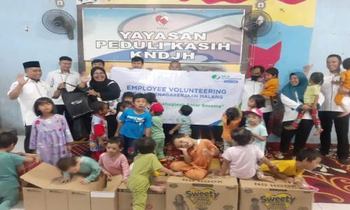 BPJS Ketenagakerjaan Malang Employee Volunteering di Panti Asuhan YPK KNDJH