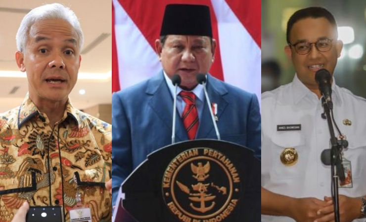 Hasil Survei Bakal Calon Presiden, Ganjar Bertahan di Puncak Anies Kelojotan ke Posisi Ketiga