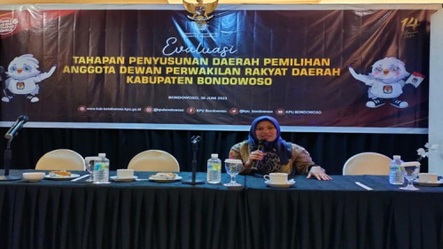 KPU Bondowoso Evaluasi Tahapan Penyusunan Daerah Pemilihan Anggota DPRD