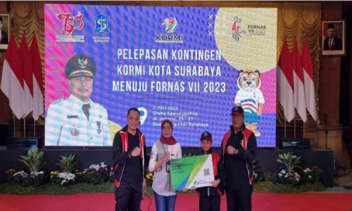 Ratusan Atlit KORMI Surabaya di FORNAS VII Terlindungi BPJS Ketenagakerjaan