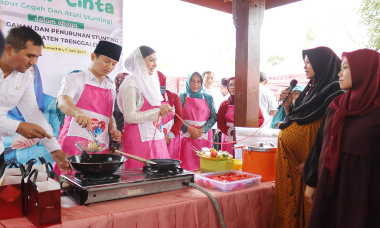 Turunkan Angka Stunting, Pemkab Trenggalek Luncurkan Dapur Cinta