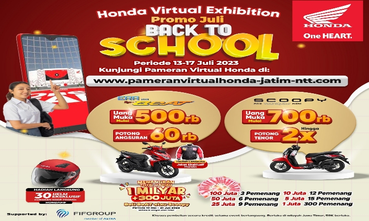 Back To School Bersama Honda Di Pameran Virtual Exhibition