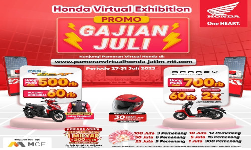 Gajian Bersama Honda, Ada 30 Helm Ekslusive di Honda Virtual Exhibition