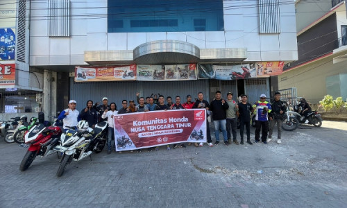 Sunmori Komunitas Honda Kupang, Fun Riding dan Kopdar 