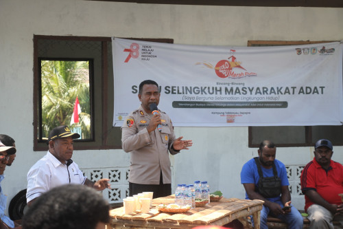 Colo Sagu Merah Putih Warnai Penyambutan HUT Kemerdekaan RI ke-78 di Jayapura Papua