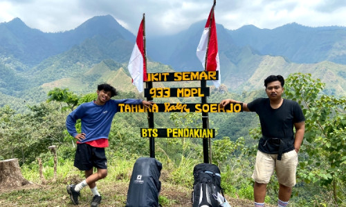 Perjuangan Mendaki Bukit Semar Mojokerto Terbayarkan Oleh View Indah