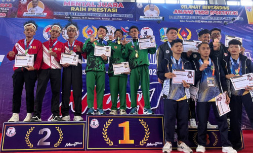 Jatim Juara Umum Muay Thai BK PON 2024, 4 Medali Disumbang Atlet Kabupaten Probolinggo