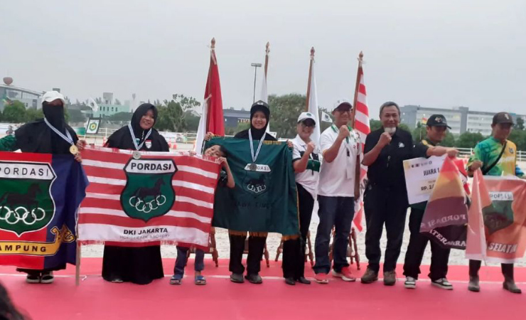 Atlet Pordasi Probolinggo Raih Medali Perunggu Ajang Kejurnas HorseBack Archery