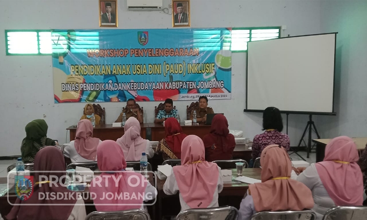 Disdikbud Jombang Adakan Workshop Penyelenggaraan PAUD Inklusif 2023