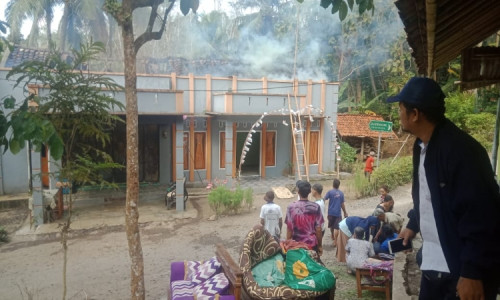 Rumah Warga di Cilacap Nyaris Ludes Terbakar, Diduga Gegara Putung Rokok