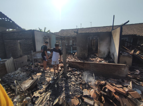 2 Rumah Warga Bringin Kabupaten Semarang Hangus Terbakar 