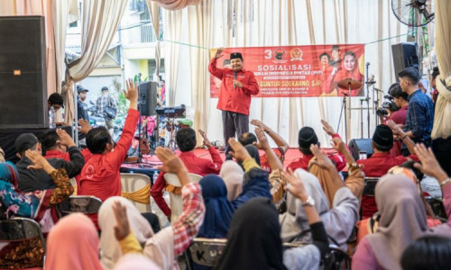 PDI Perjuangan Surabaya Galang 40.000 Anggota Menangkan Ganjar Pranowo Presiden