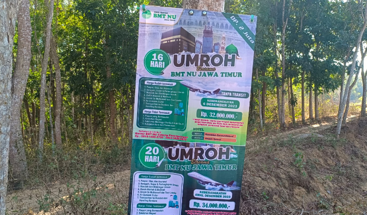 Pemasangan Poster BMT NU Jawa Timur di Sumenep Tuai Keluhan Warga