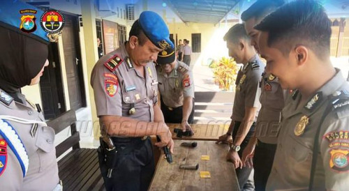 Hindari Penyalahgunaan, Senjata Api Dinas Polisi Diperiksa Propam 