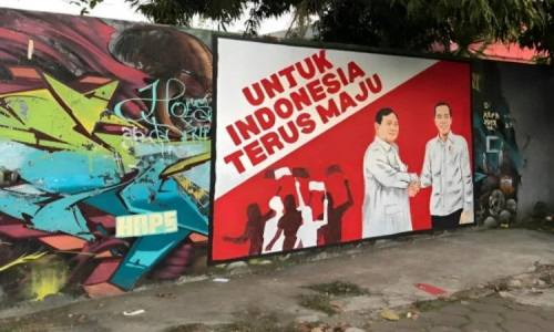 Ketua Gerindra Cilacap Tanggapi Polemik Mural Prabowo-Jokowi yang Mendapat Protes Seniman Grafiti