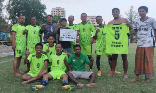 MWCNU Pakal Rajai Mini Soccer Hari Santri Cup 2023 di Surabaya