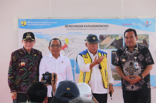 Bendung Gerak Karangnongko Bojonegoro Suplai Air 6.950 Hektar Sawah