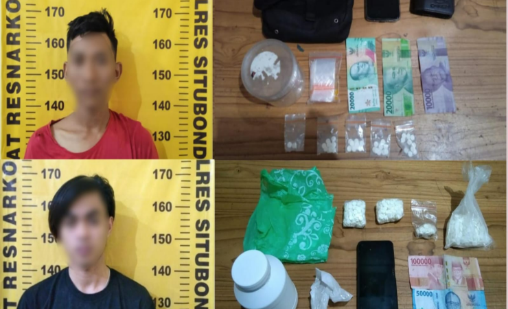 Dalam Sehari, Satresnarkoba Polres Situbondo Ringkus Dua Pengedar Narkoba