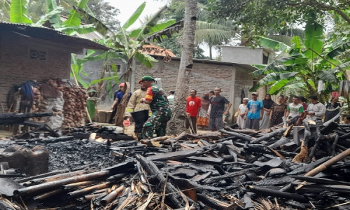Rumah Warga di Cilacap Ludes Terbakar, Gegara Tungku Dapur Masih Nyala
