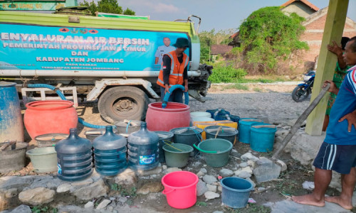 Dampak Kemarau Panjang, Tiga Desa di Jombang Krisis Air Bersih 