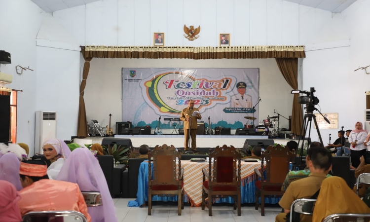 Pj Bupati Apresiasi Kegiatan Festival Qasidah tingkat SMP se-Kabupaten Jombang