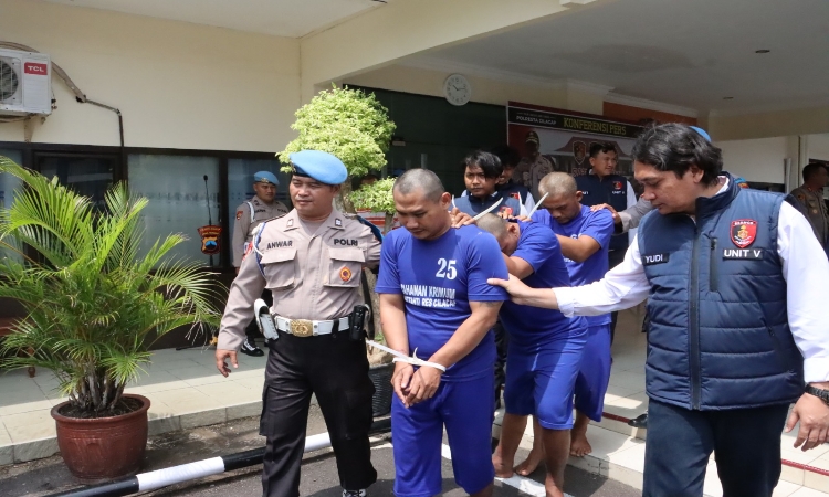 Polisi Tangkap Pelaku Curanmor dan Dua Penadah di Cilacap