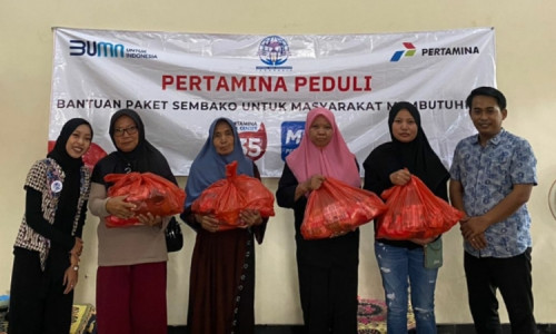 Warga Bulak Surabaya Terima Paket Sembako, Wujud Penguatan Ketahanan Pangan