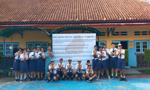Upaya Pencegahan, SMP Pius Cilacap Deklarasi Perang Lawan Narkoba