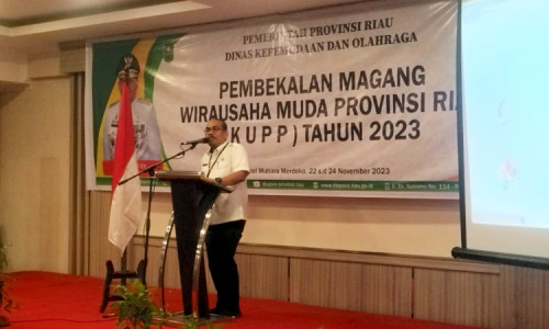 Selama 2023, Dispora Riau Latih Ratusan Wirausahawan Muda
