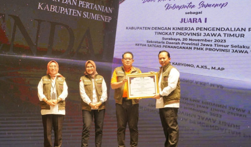 DKPP Sumenep Borong Tiga Penghargaan Pemprov Jatim