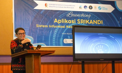 Wujudkan Kearsipan Dinamis dan Transparan, Pj Bupati Bojonegoro Launching Progam Srikandi