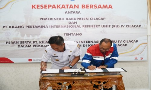 Pemkab MoU Dengan PT. KPI RU IV Cilacap Soal Peran Serta dalam Pembangunan Daerah
