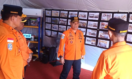 Kabasarnas Kunjungi Posko Siaga di Semarang,  Pantau Traffic Jalan dan Antisipasi Kejadian di Masa Pancaroba