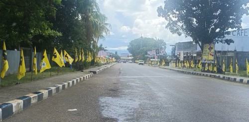 Jelang Kedatangan Gibran, Golkar Kuningkan Kabupaten Jayapura Papua
