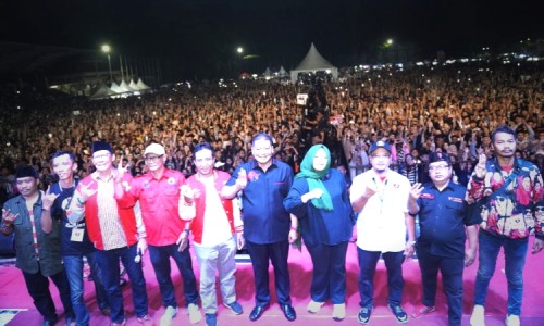 Konser Meriah Jadi Saksi Deklarasi Warga Malang Dukung Ganjar-Mahfud