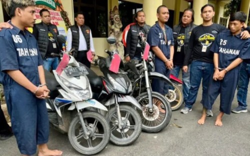 Polisi Bekuk Pelaku Spesialis Curanmor di Semarang