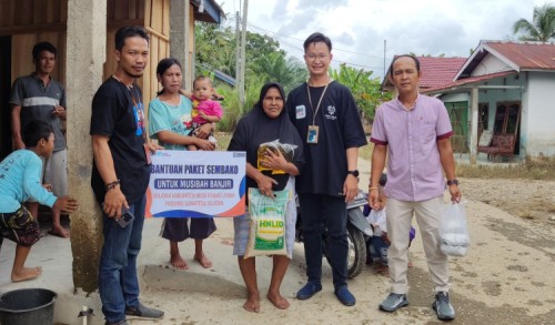 BRI Gerak Cepat Salurkan Bantuan Tanggap Bencana Banjir di Muratara 