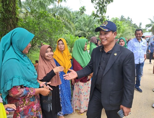 Ruslan Daud Tinjau Lokasi Rencana Pembangunan Jalan di Aceh Timur 