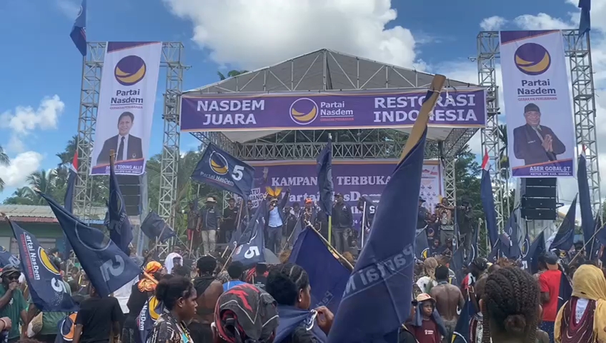 NasDem Birukan Kabupaten Mimika Papua Tengah, Bukti Kemenangan AMIN